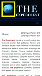 Mobile Screenshot of experimentjournal.com