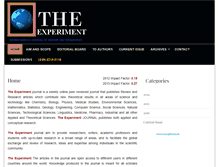 Tablet Screenshot of experimentjournal.com